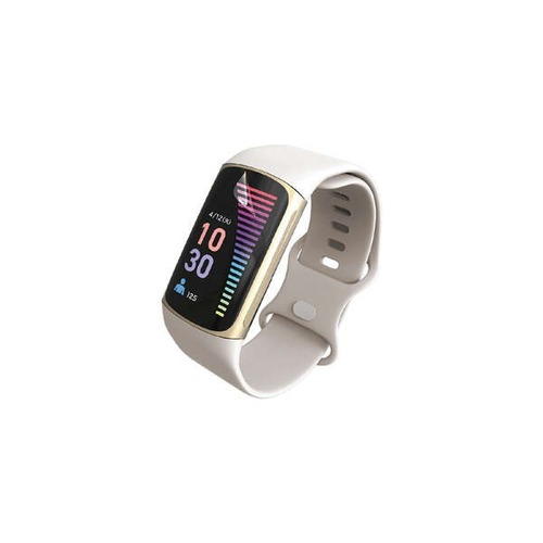 エレコム Fitbit Charge 6/5 フィルム 衝撃吸収 指紋防止 高透明 2枚入り SW-FI221FLAFPRG