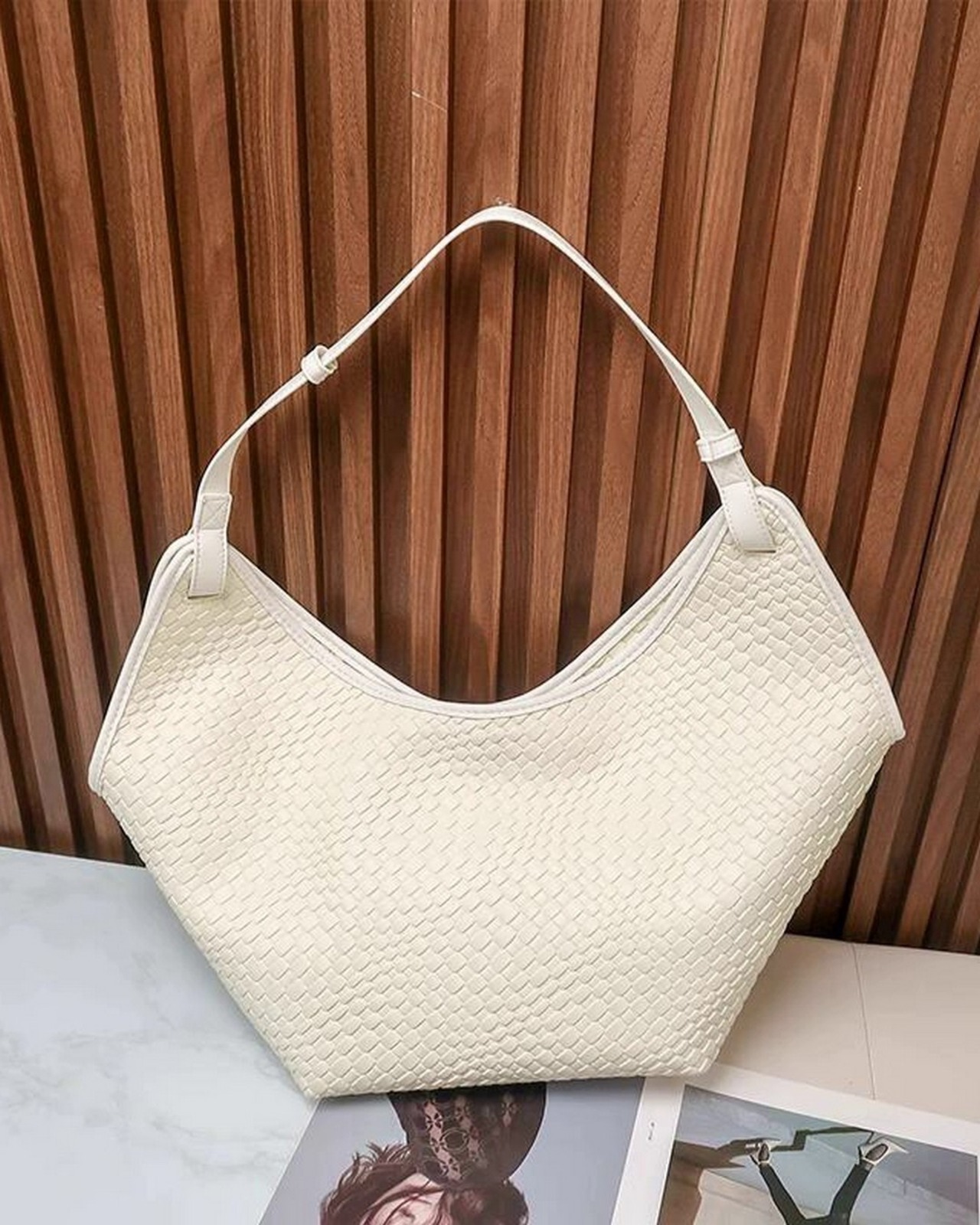 イントレチャートワンショルダーバッグ 2color A0387 - 9