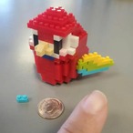 12個セットの鳥のブロック おもちゃ クリエイティブ DIY かわいい鳥