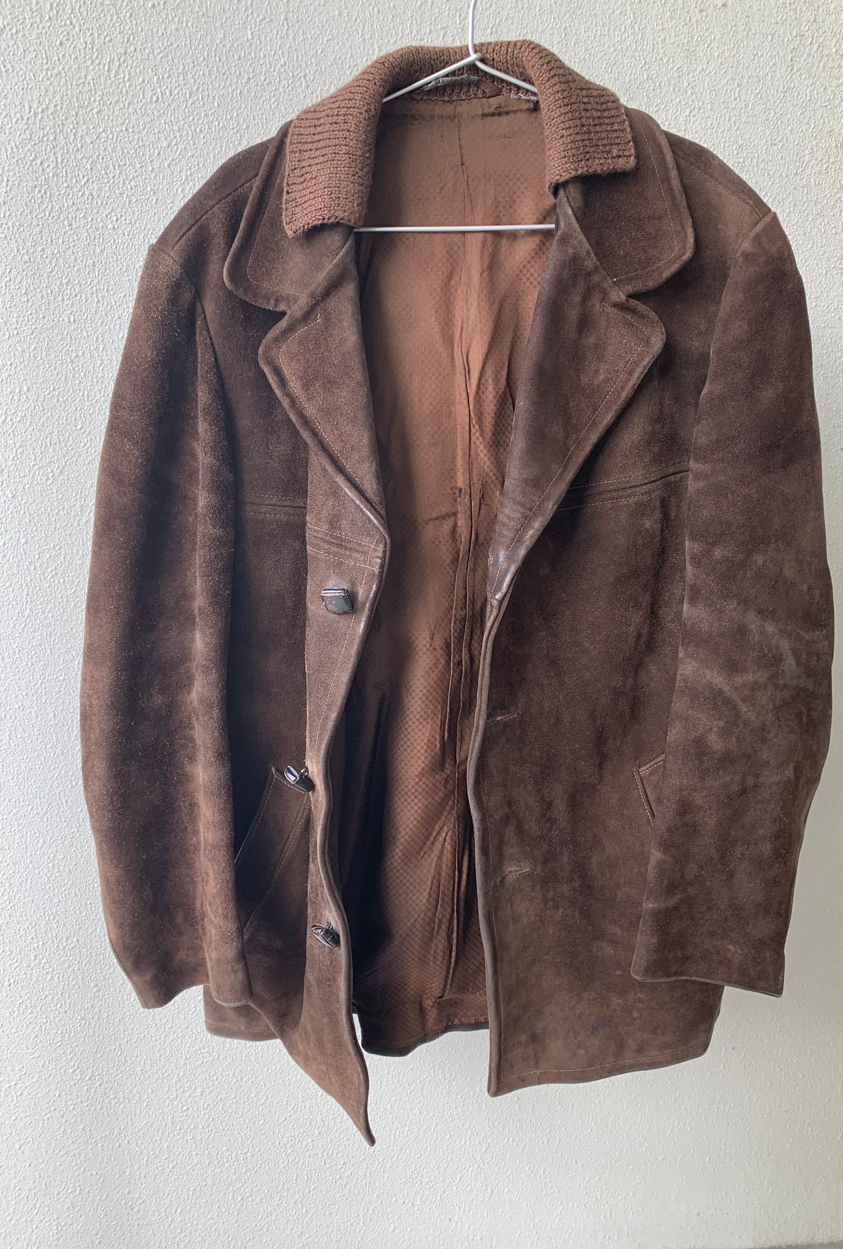 KENNINGTON 70s スウェードニット切り返しジャケット Sサイズ 【公式通販】