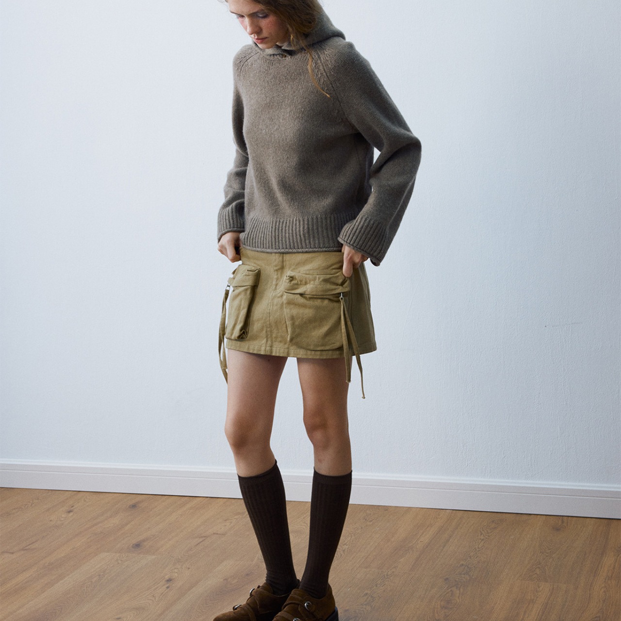 Soft Knit Hoodie  T3863