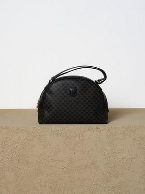 CELINE セリーヌ マカダム 半月ハンドバッグ
