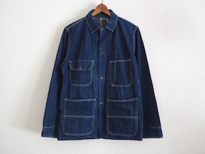 1950’s BLUE TOP Vintage Chore Jacket ヴィンテージ デニム カバーオール チョアジャケット 大戦 40s