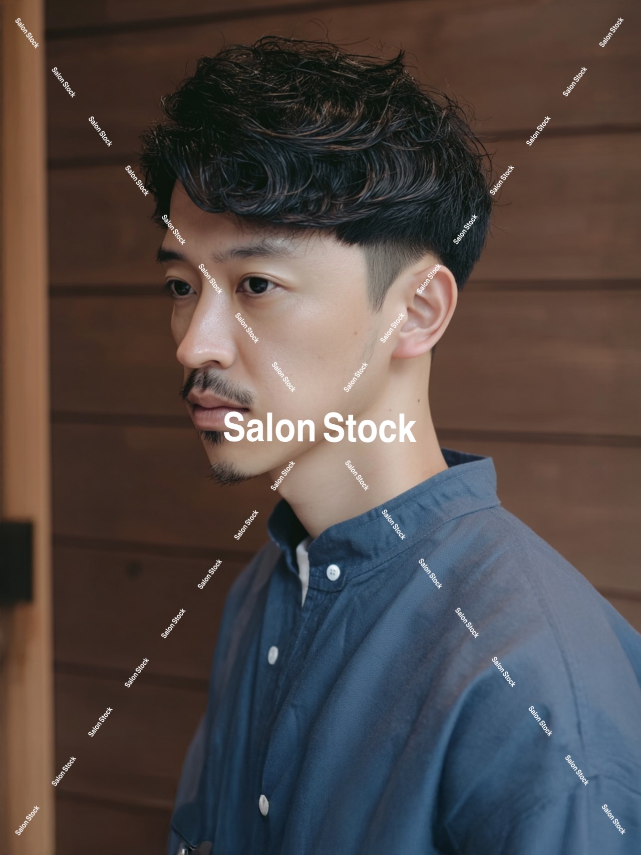 【メンズ】毛流れパーマ