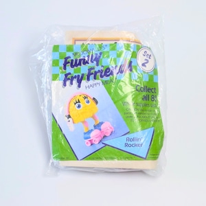 ☆DEADSTOCK / VINTAGE 1989☆【 McDonald's / マクドナルド 】1989 McDonald's Happy Meal Toy "Funny Fry Friends" 『 Rollin' Rocker(ローラースケート)C 』Happy Meal Toy / ミールトイ / フライキッズ / フライガイ / フライガール 〚アメリカン雑貨 アメトイ〛