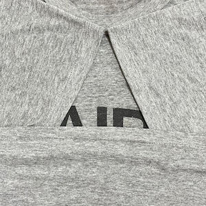 【USA古着】90s AIR FORCE プリント Tシャツ ロゴ ビッグサイズ シングルステッチ ヴィンテージ グレー 半袖 夏物 US古着