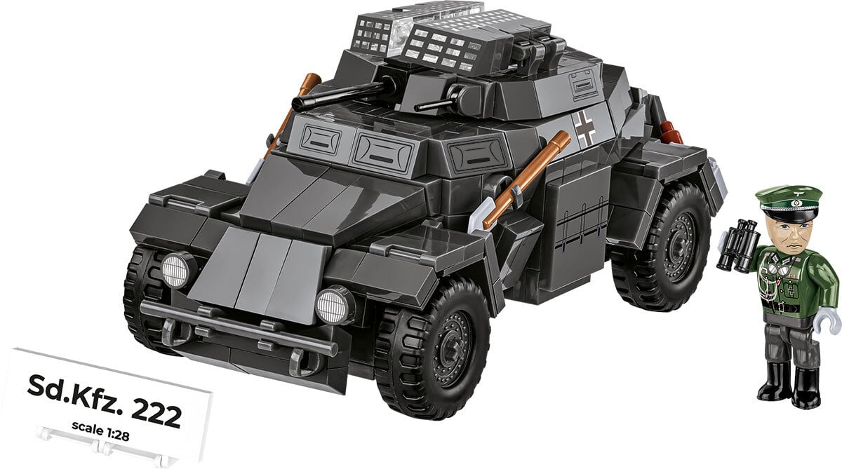COBI #2657 Sd.Kfz. 222 (4輪装甲車) | ミリタリーブロック公式