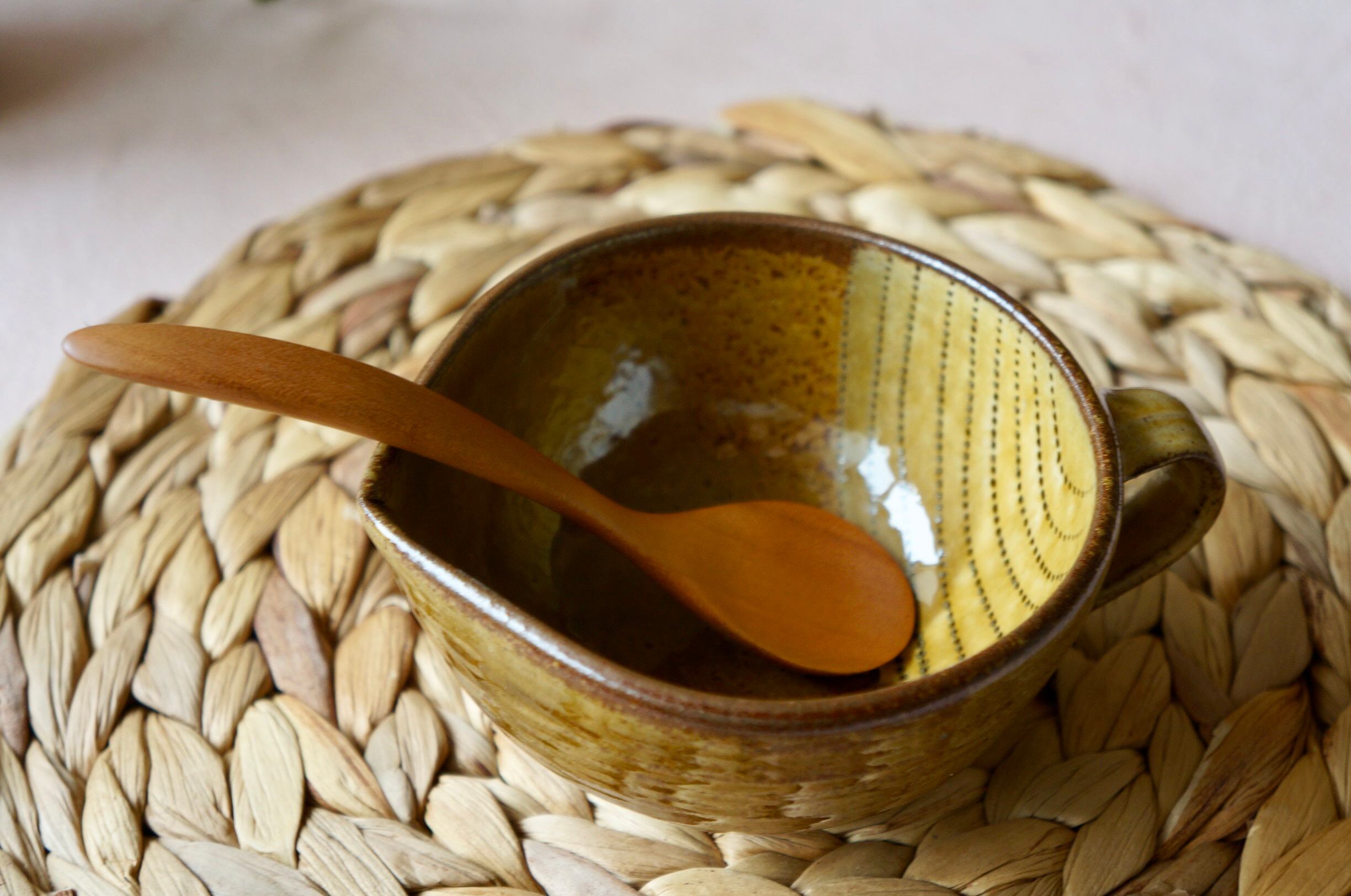 確認♡丸皿(中)♡スプーン♡オーダー受け付け ねばっこい 