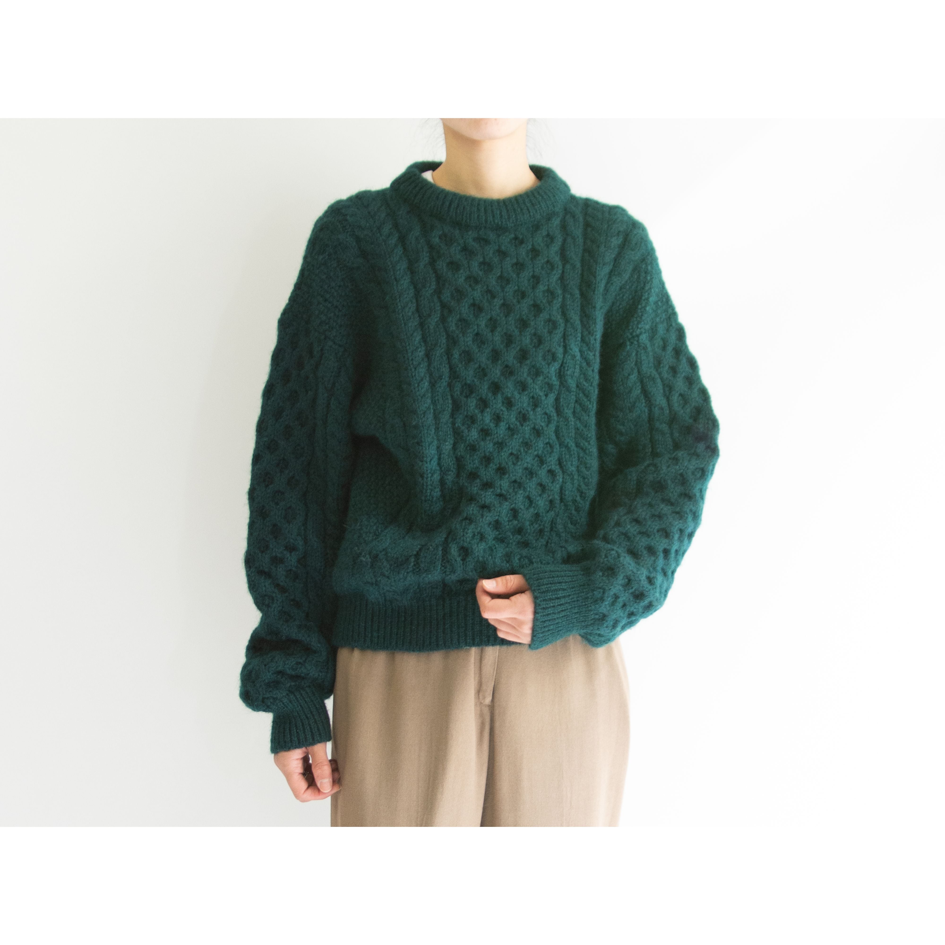 L.L.Bean】Made in Ireland 80-90's 100% Wool Alan Sweater（エルエル ...