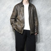 special Camel active lamb leather jacket