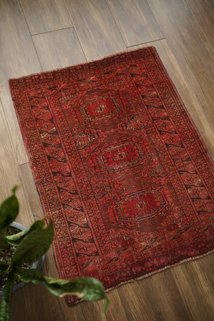 【1012】Vintage Afghan Turkmen Saruk rug 1960’s