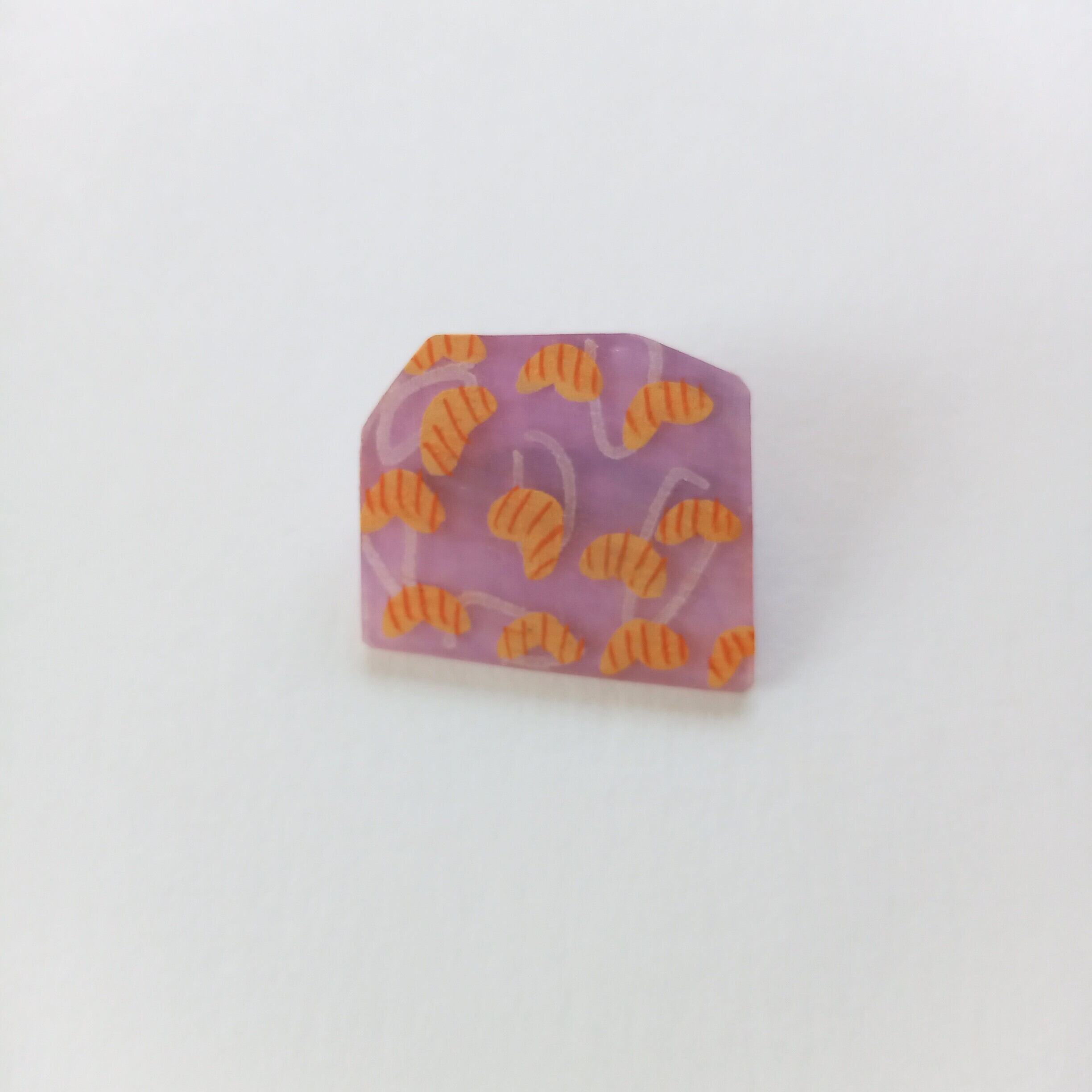 ヘンテコ　ブローチ　「すっぱいみかん」