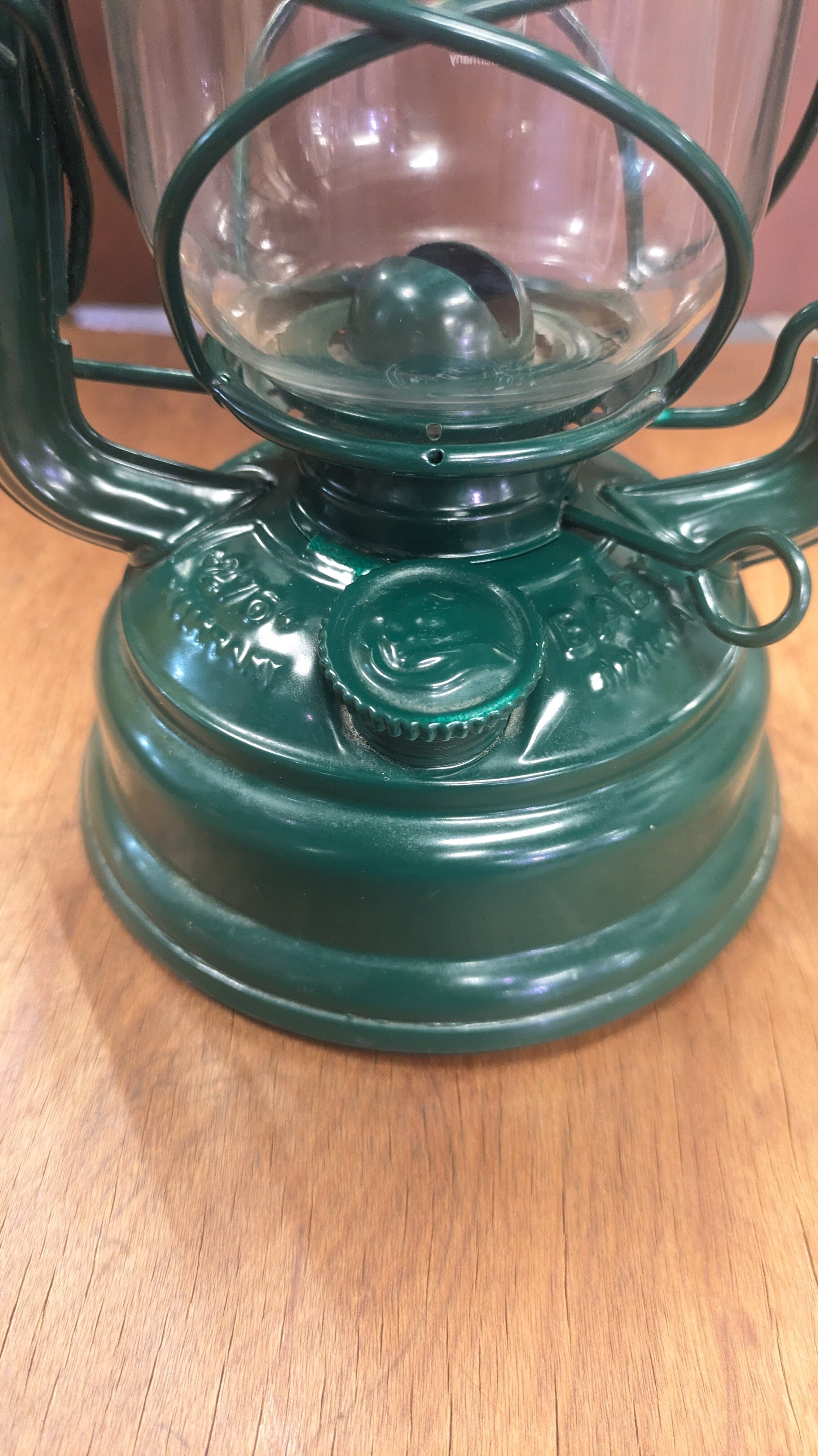 Vintage FeuerHand 276 Lantern Lamp W.Germany Green ビンテージ