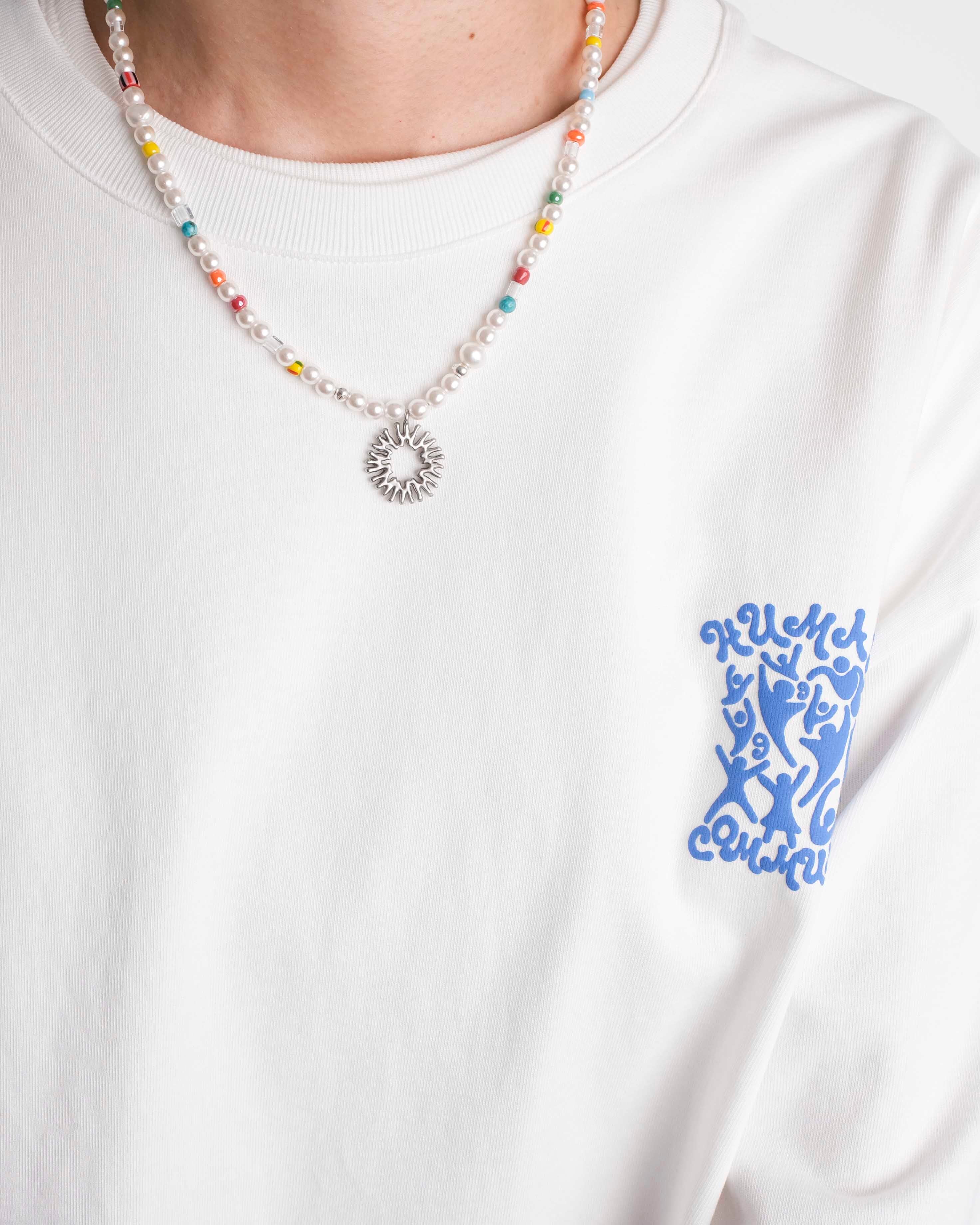 999HUMANITY] 999 RAINBOW STONE SYMBOL NECKLACE 正規品 韓国