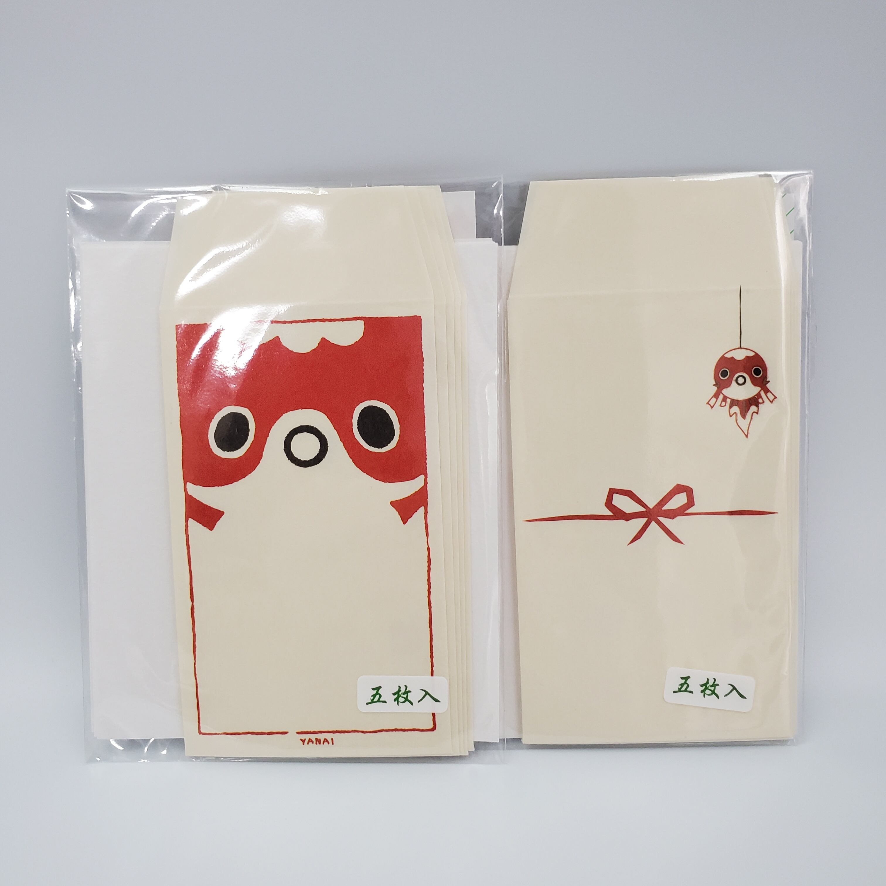 金魚ちょうちんポチ袋（5枚入り） | 木阪賞文堂