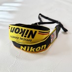 Nikon yellow&black ヴィンテージストラップ