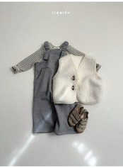 〖取寄〗韓国子供服 / 26winter / minirobe / ボアベスト / キッズ *S~XL*