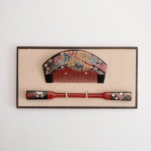 アンティーク 櫛・笄 セット｜漆塗り・蒔絵｜和装小物・日本の古道具｜ジャパンヴィンテージ
