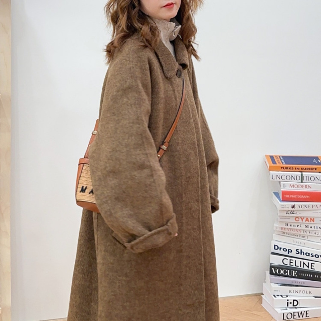 オールドマネースタイル ロングコート 4color W01360