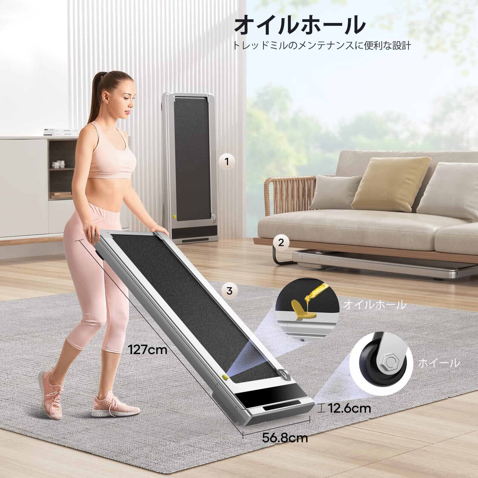 TOPUTURE ルームランナー 電動 ランニングマシン