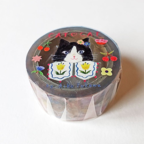 AikoFukawa布川愛子　透明マスキングテープ　CAT CAT