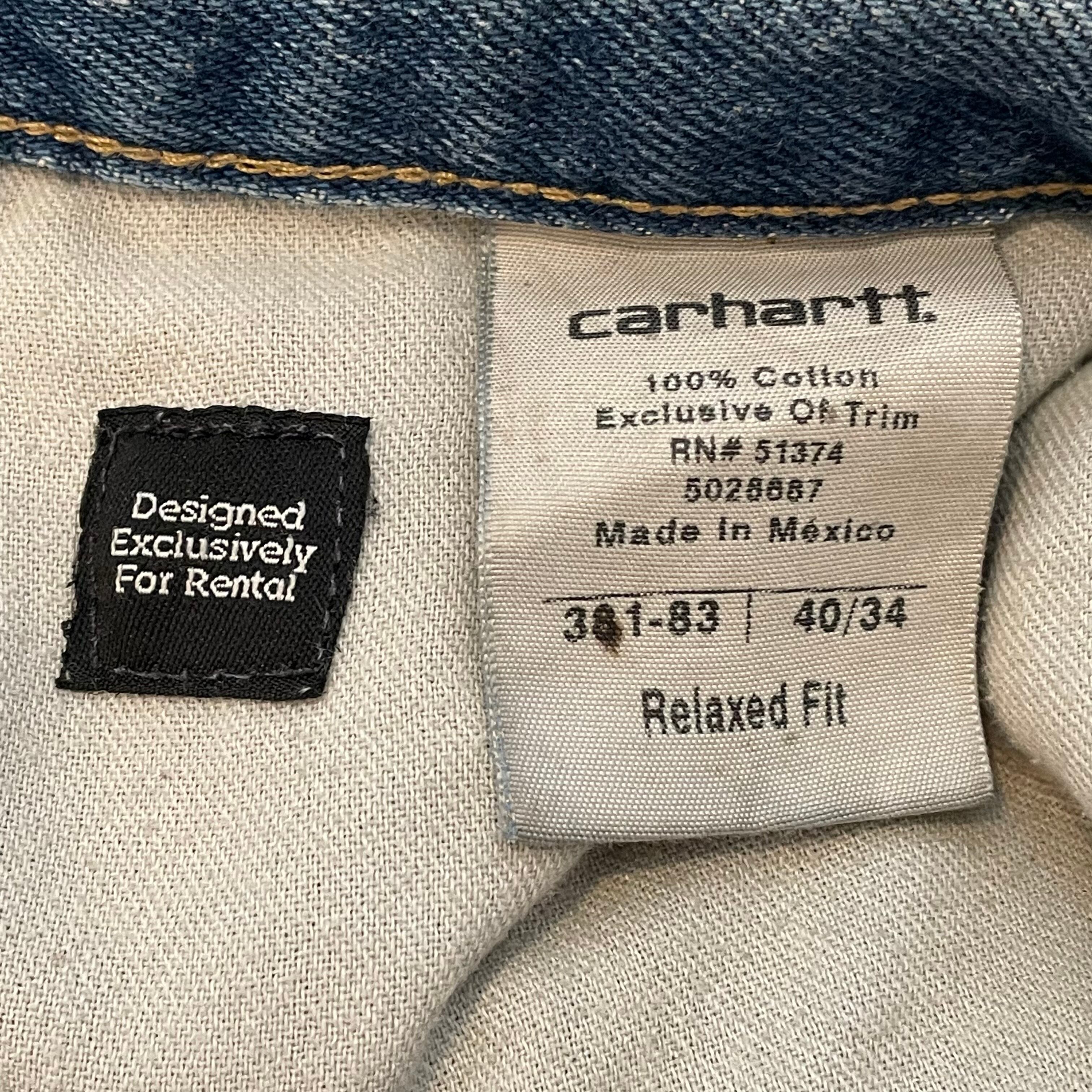 カーハートCarharttRELAXED FIT W40 ビッグデニムバギー