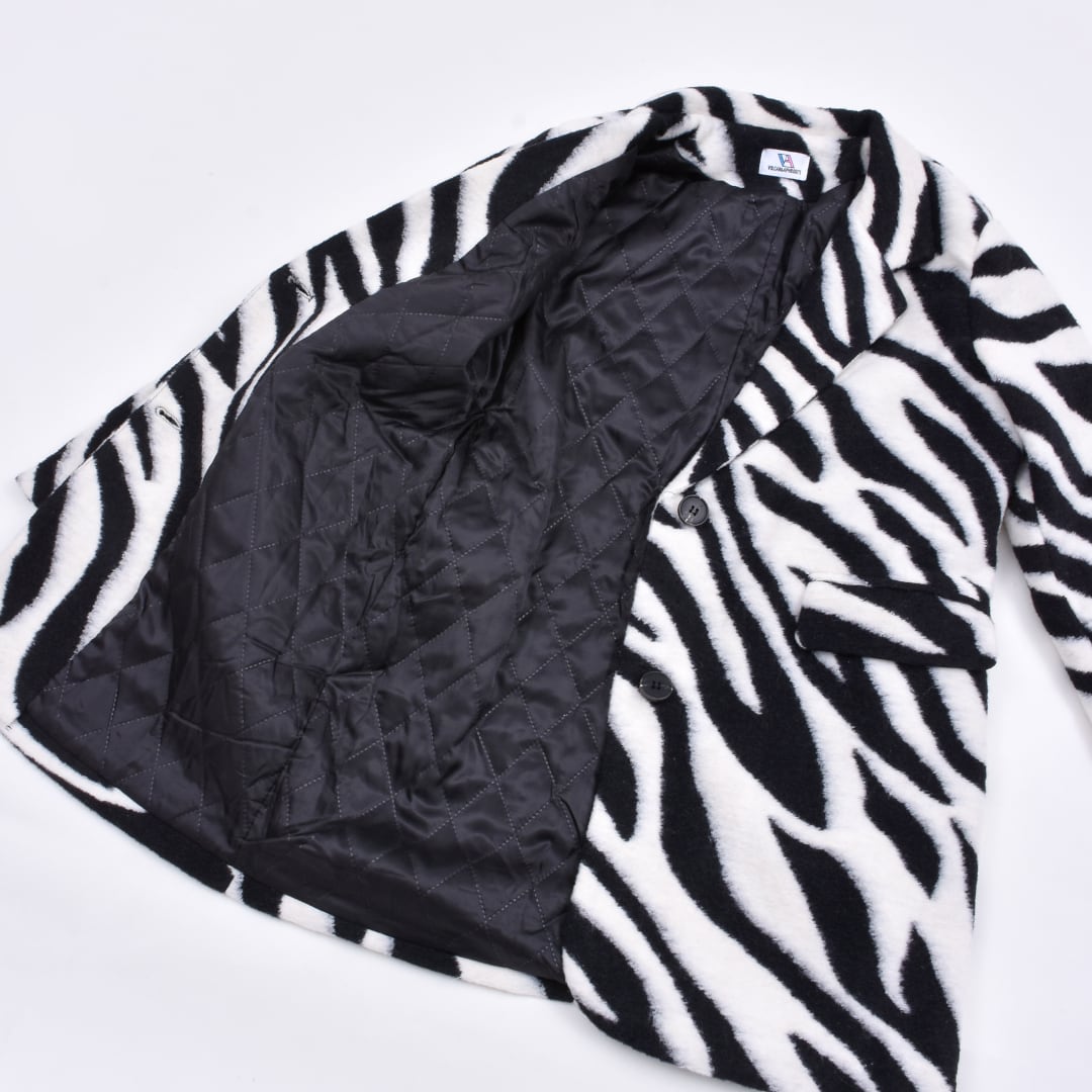 50%OFF】ゼブラウールコート | VOLCAN&APHRODITE