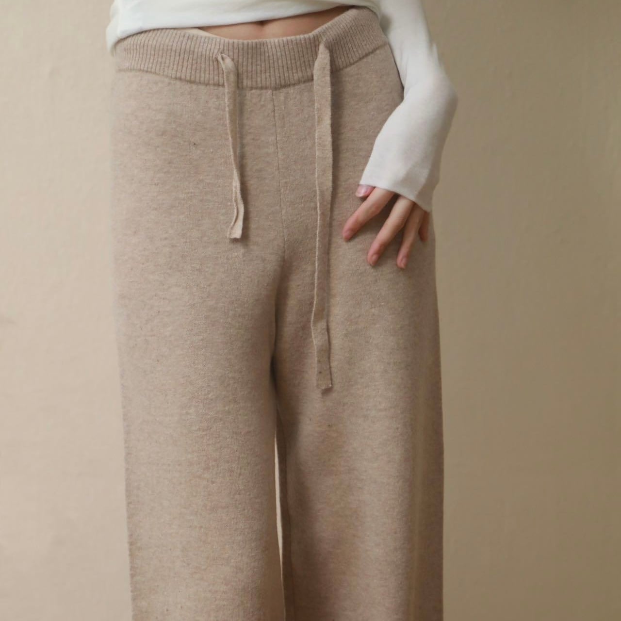 ミンクニットパンツ