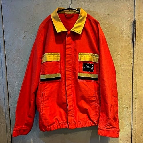 Gucci グッチ jacketジャケット SIZE48 オレンジ 【代官山01】 | ブランド古着brooch