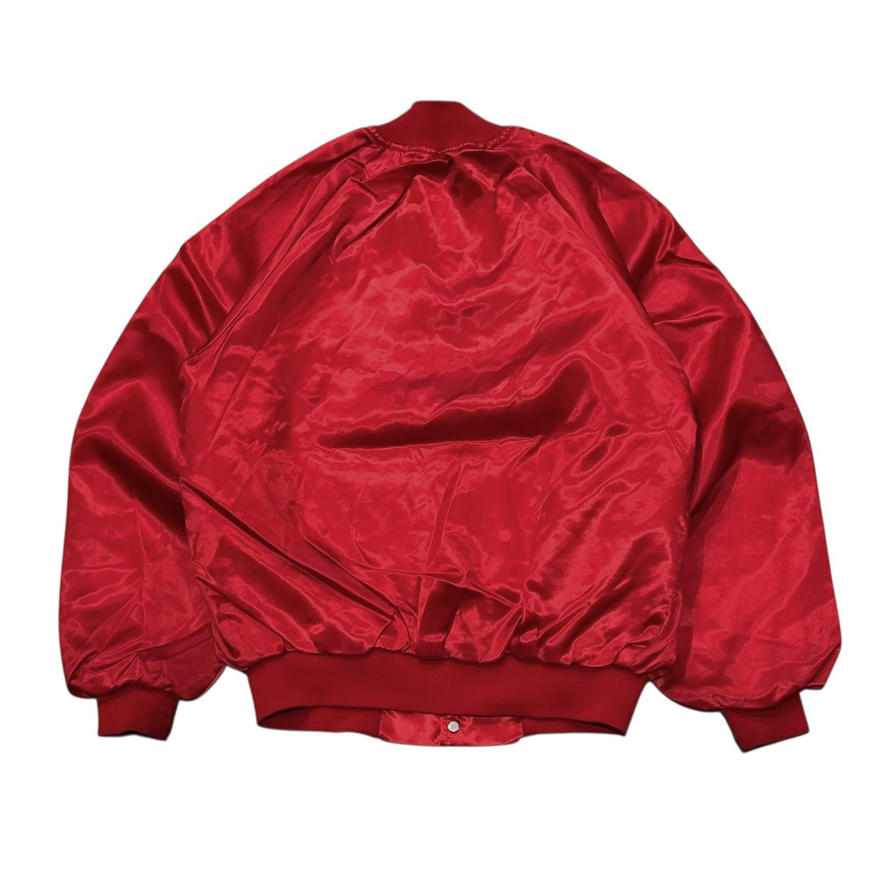 80's USA製 SUBWAY Nylon Varsity Jacket M / サブウェイ 企業物
