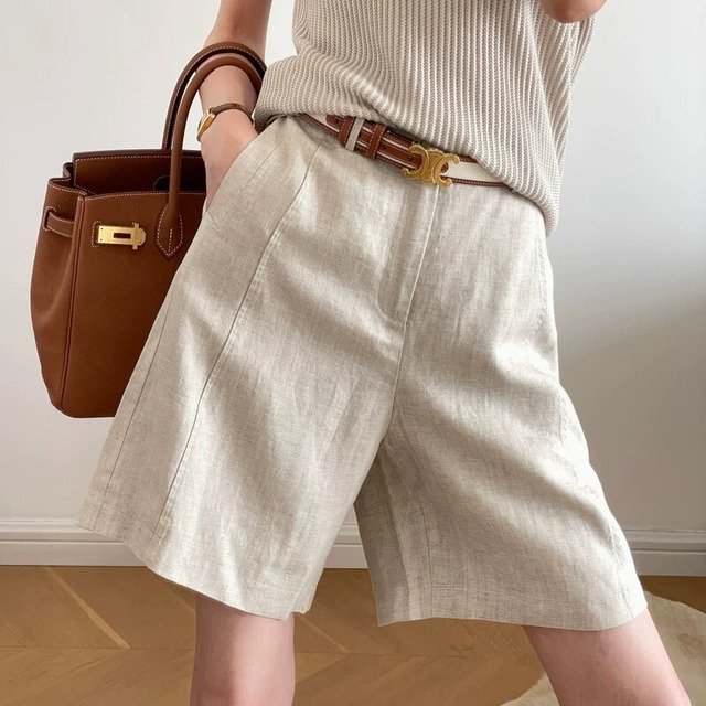 【パンツ】ショートパンツ レディース きれい め 夏 ナチュラル ホワイト 白 ネイビー 青 20代 30代 40代 50代  春 夏 秋 ショートパンツ レディース ボトムス カジュアル おしゃれ S M L XL
