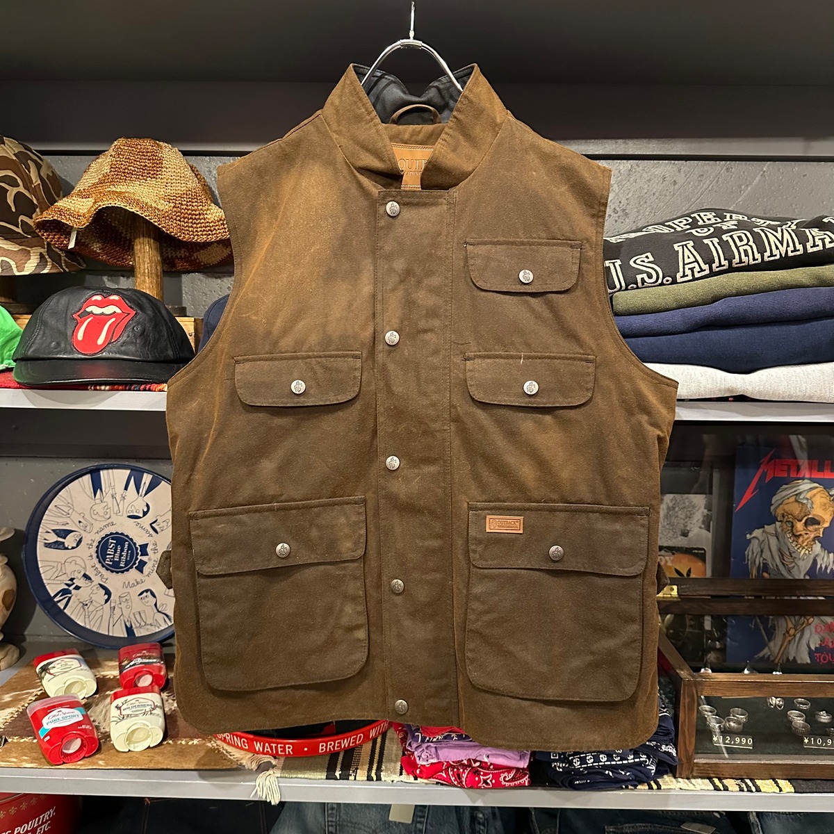 90s OUTBACK Oiled Vest | VOSTOK