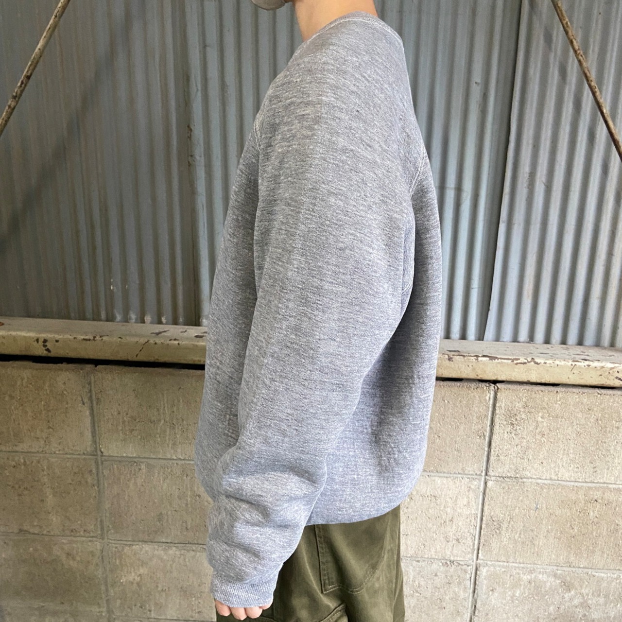 USA製 80年代 Dickies 無地 ラグランスリーブ スウェット メンズL 42 