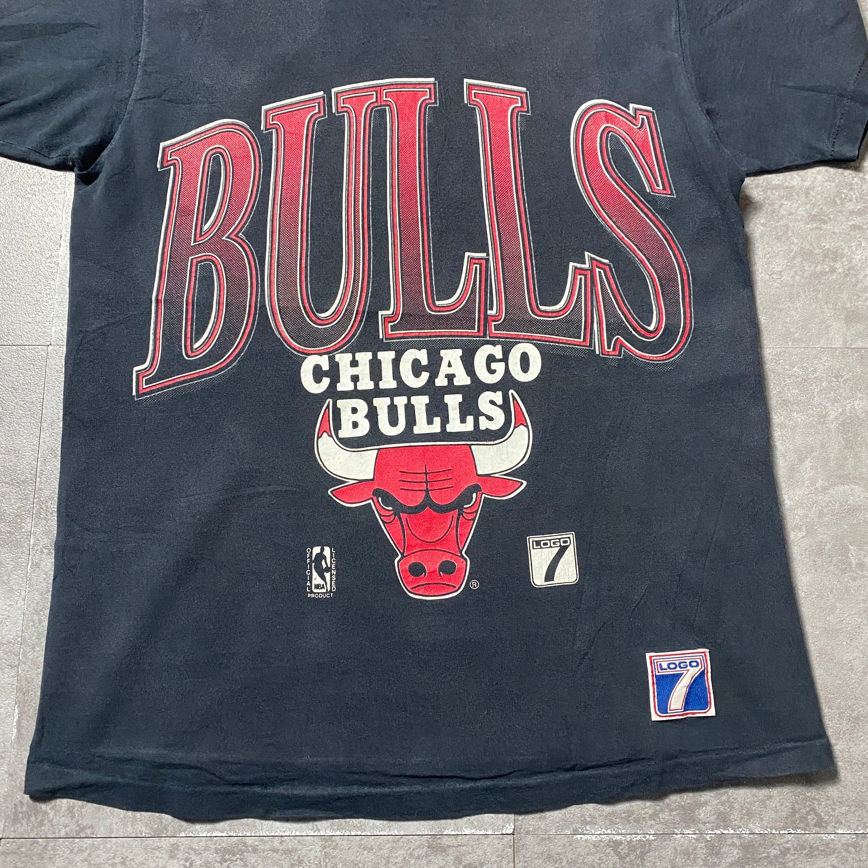 シカゴ・ブルズ シングルスティッチ CHICAGOBULLS 90's 90's LOGO7 CHICAGO BULLS NBA シカゴブルズ プリント シングル