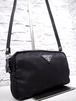 ◆PRADA プラダ テスート ナイロンxレザー クロスボディ ショルダー カメラ バッグ ポーチ ポシェット 黒◆クロスボディ仕様の定番モデル♪