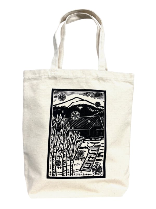 オリジナル版画トートバッグ ニセコ