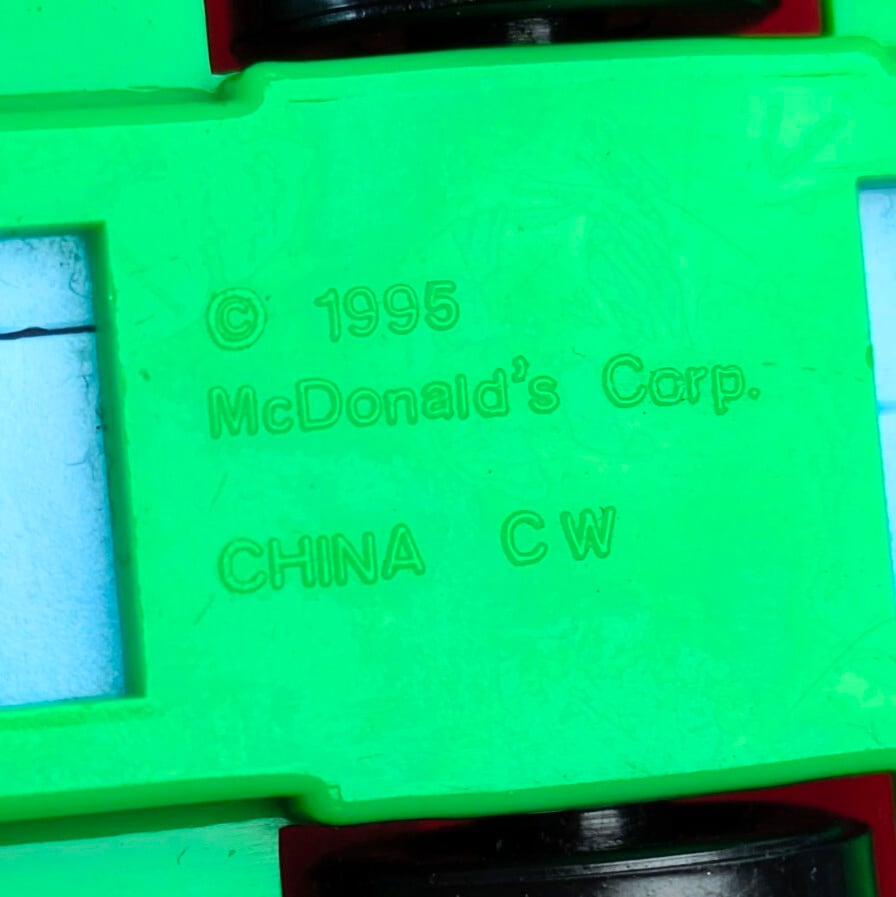 ☆ VINTAGE 1995 ☆【 McDonald's ( マクドナルド ) 】1995年マクドナルドミールトイ『 マックターボ(McTurbo)ドナルド号 』ロナルド・マクドナルド / ドナルド・マクドナルド / ハッピーミール 〚アメリカン雑貨 アメトイ〛