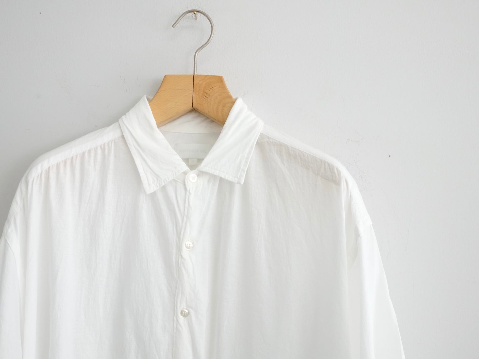 KANEMASAPHIL” 46G Artisan S/S Shirt White” | Lapel online store