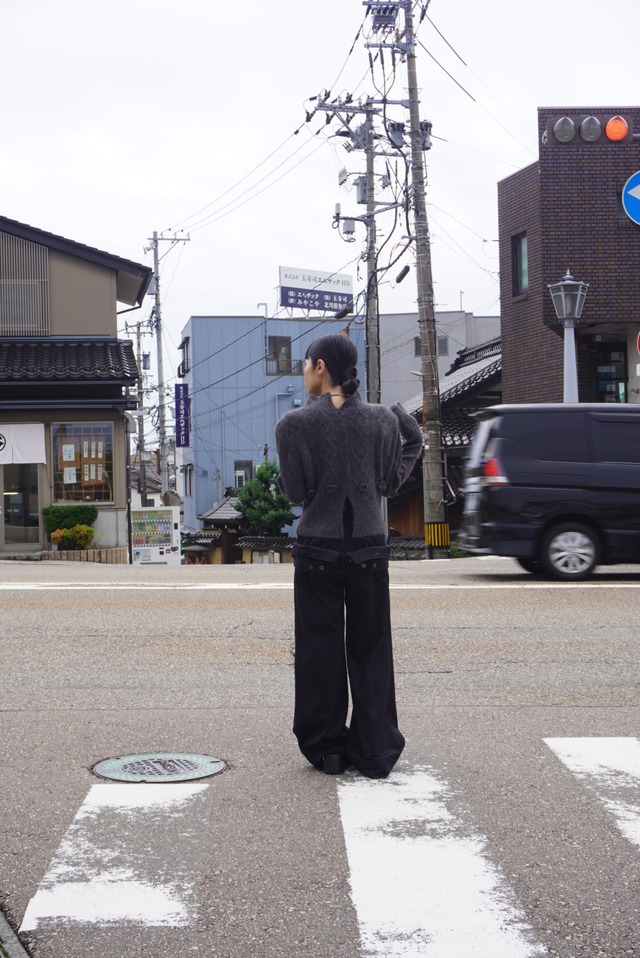 【mukcyen】yak cable knit cardigan