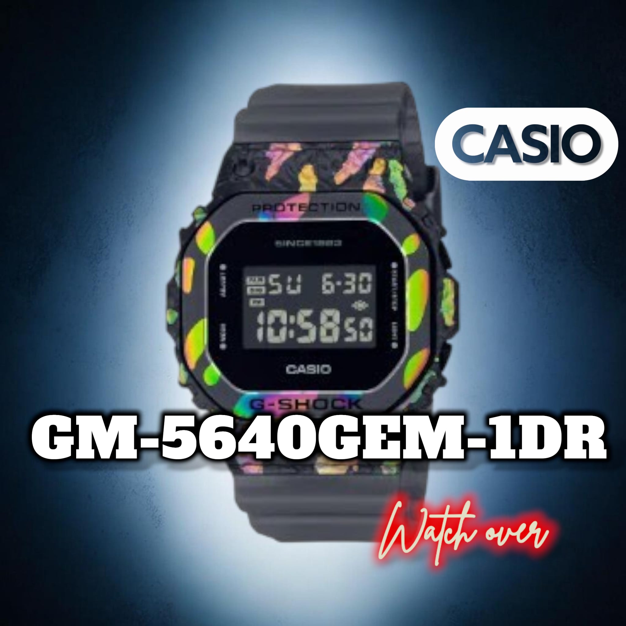 希少 G-SHOCK GM-5640GEM-1 40周年記念限定モデル 生産終了モデル