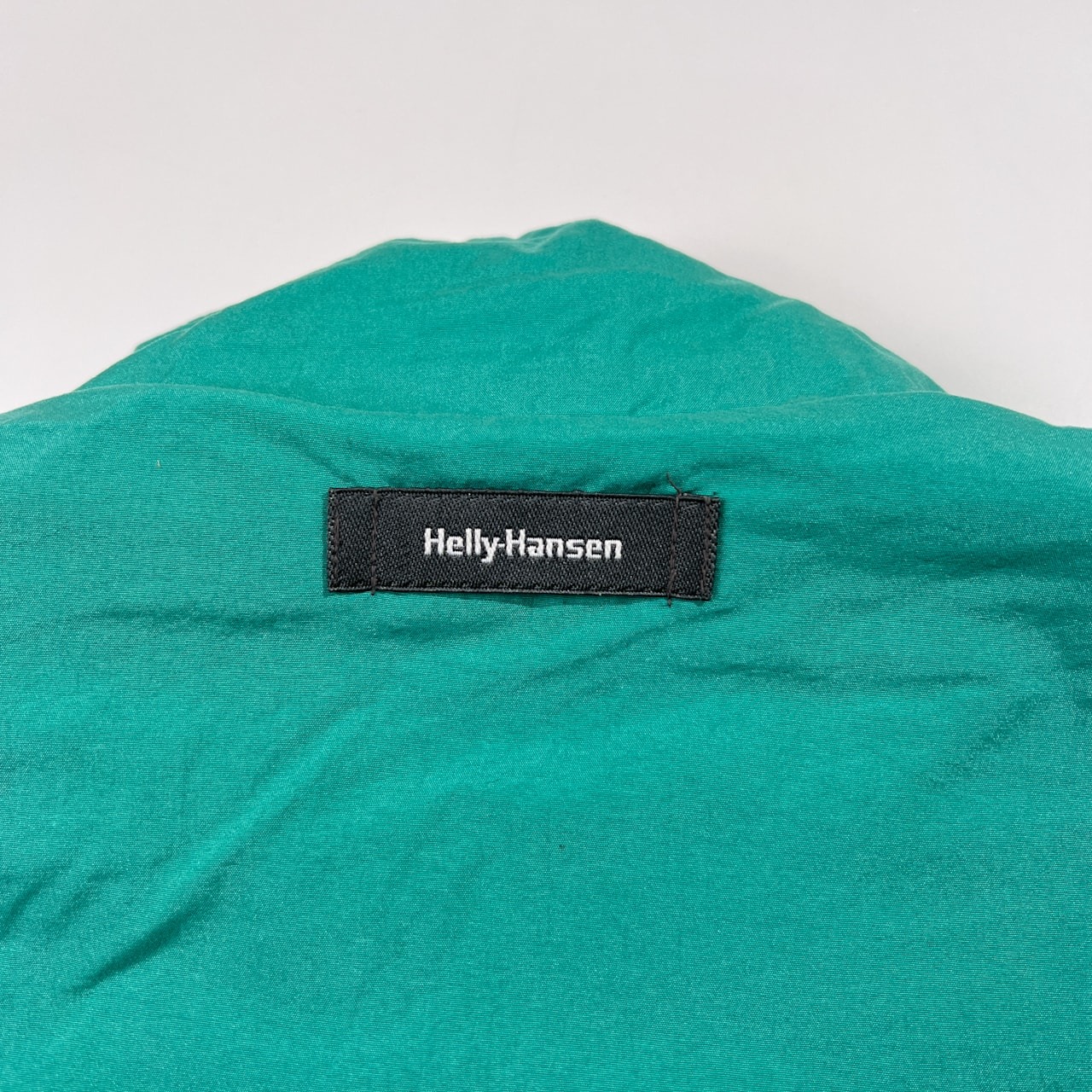 90s HELLY HANSEN ヘリーハンセン ナイロンジャケット 裏フリース サイズ XL /エメラルドグリーン/ビンテージ