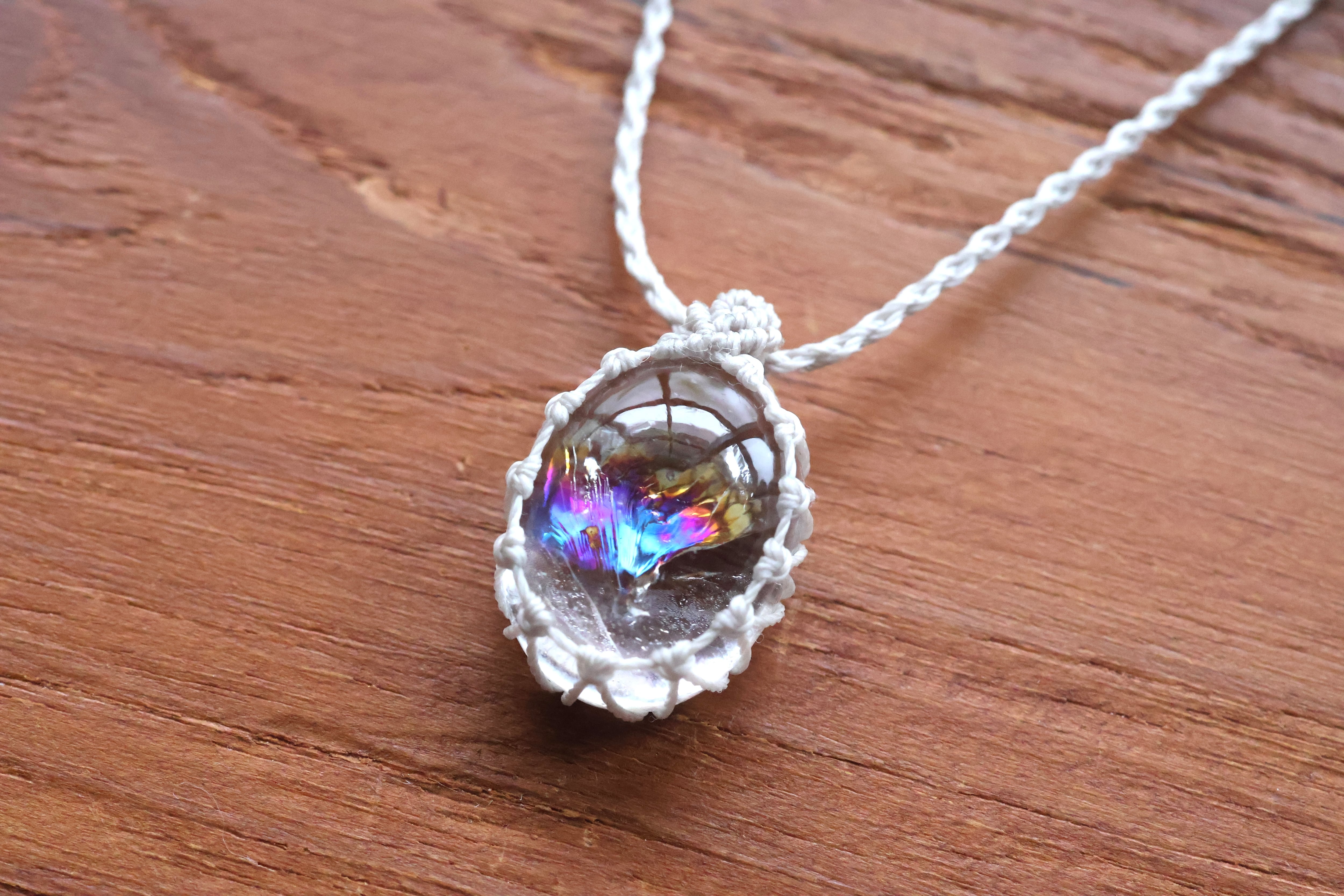 ヒマラヤ水晶ネックレス ガネーシュヒマール産 | 石垣島の夜光貝