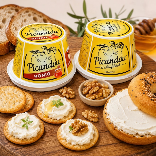 フランス産 フレッシュ ヤギチーズ スプレッド 2種セット (ピカンドゥ ア タルティネ/ピカンドゥ ミエル ア タルティネ) Fresh goat cheese spread Set (Picandou a tartiner & Picandou miel a tartiner) フランス産 フレッシュ ヤギチーズ スプレッド 2種セット (ピカンドゥ ア タルティネ/ピカンドゥ ミエル ア タルティネ) Fresh goat cheese spread Set (Picandou a tartiner & Picandou miel a tartiner)