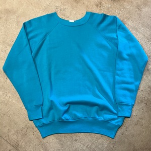 1980s SWEAT SHIRT TURQUOISE
