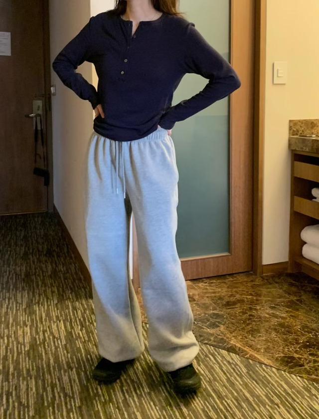 (予約) fl lanel / Wool button tee 3color