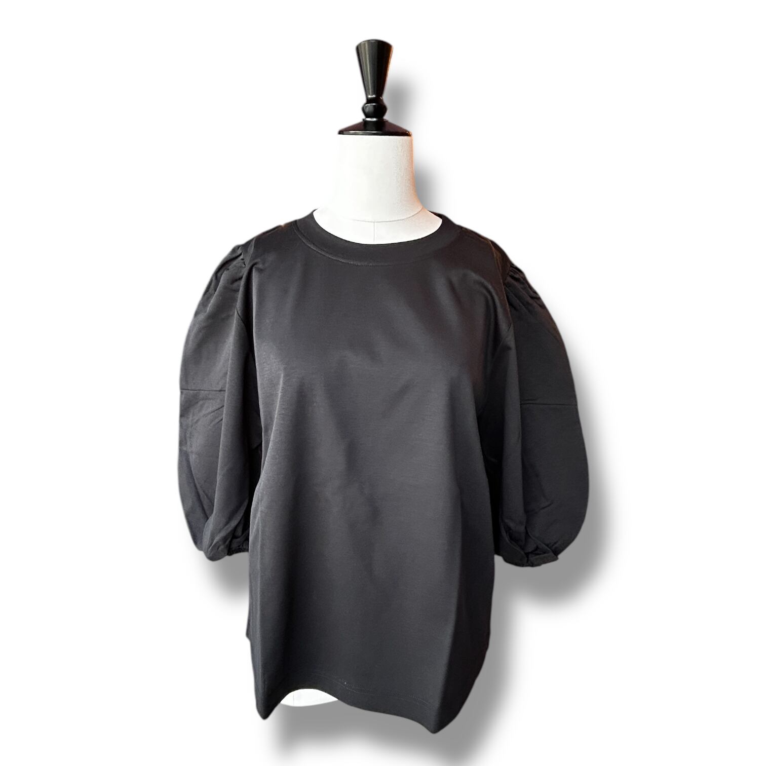 Puff Volume Sleeve Pull Over-Black【sirenemermaid 】パフボリュームスリーブプルオーバー シレーヌマーメイド