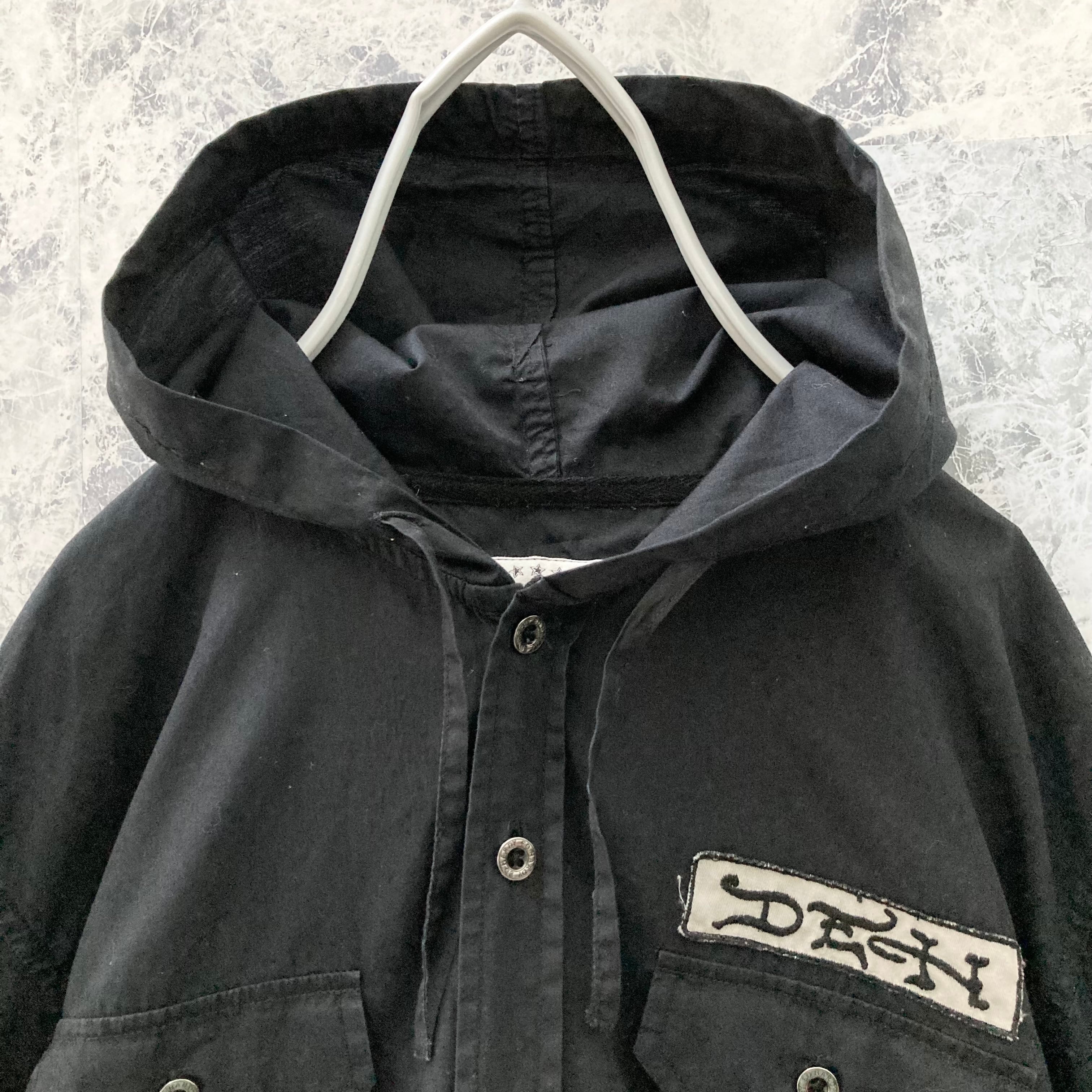 IT171 激レアUS古着エドハーディーバックスカルデザイン刺繍ロゴ IT171 激レアUS古着エドハーディーバックスカルデザイン刺繍ロゴ