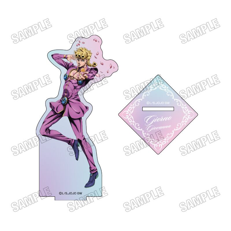 アニメ『ジョジョの奇妙な冒険 黄金の風』 描き下ろしオーロラアクリルスタンド【AM2026】1.ジョルノ・ジョバァーナ