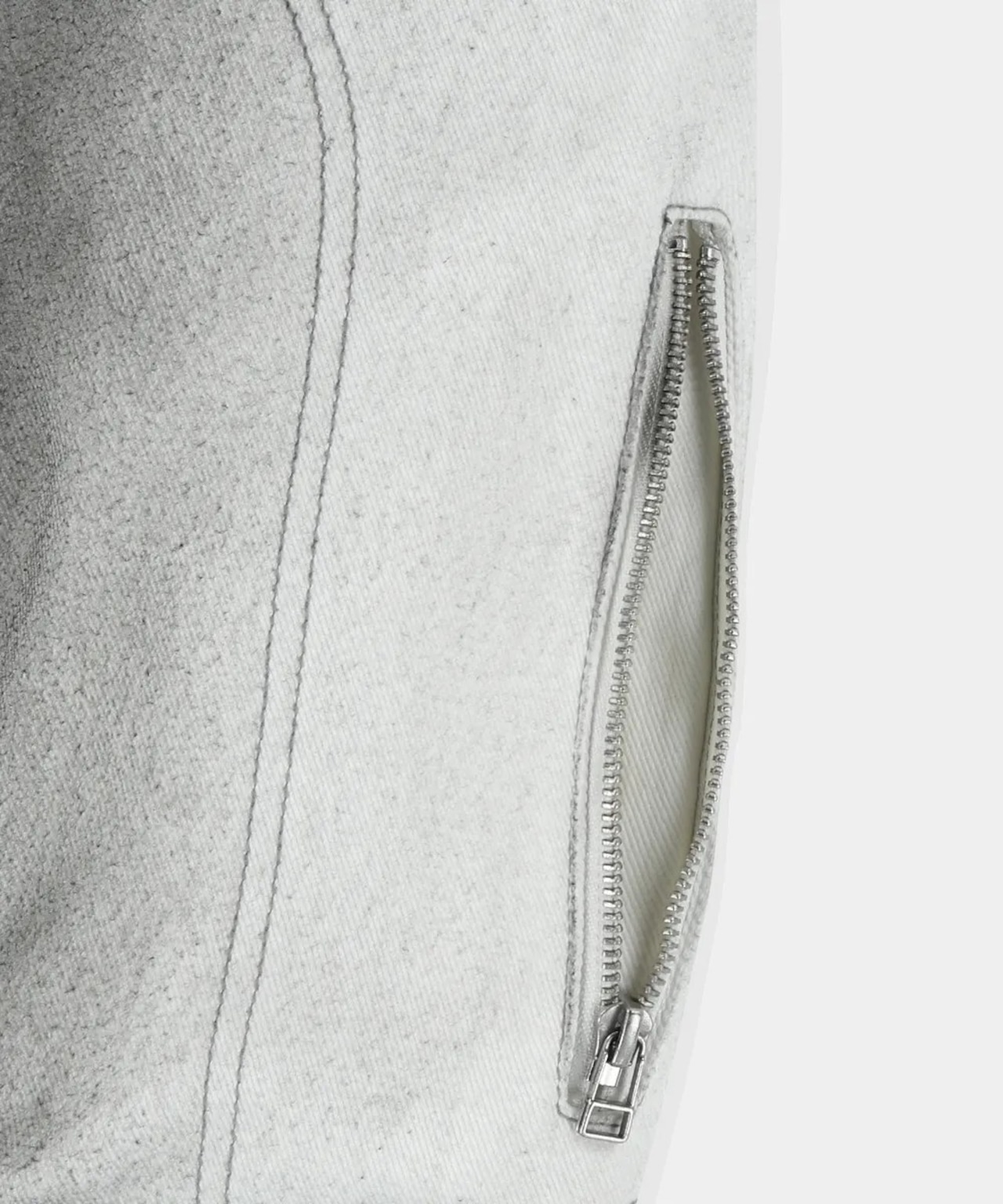 ダーティーウォッシングバイカーパンツ_WHITE/Dirty Wash Biker Pants_White