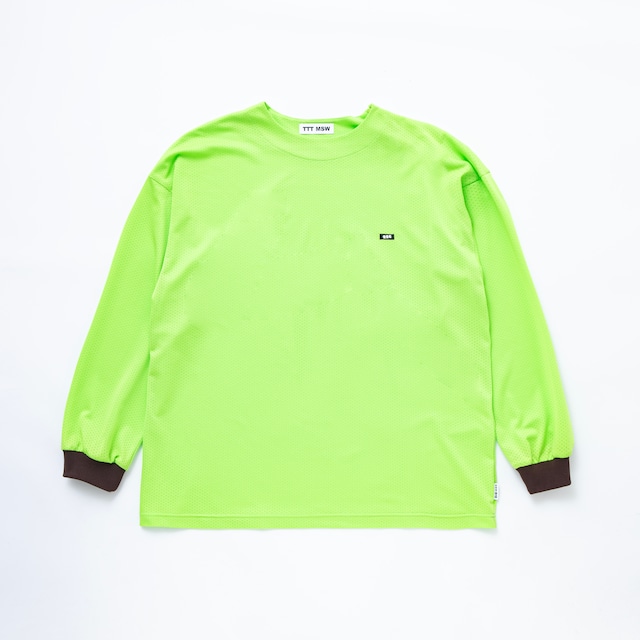 Mesh long Tee (LIME)